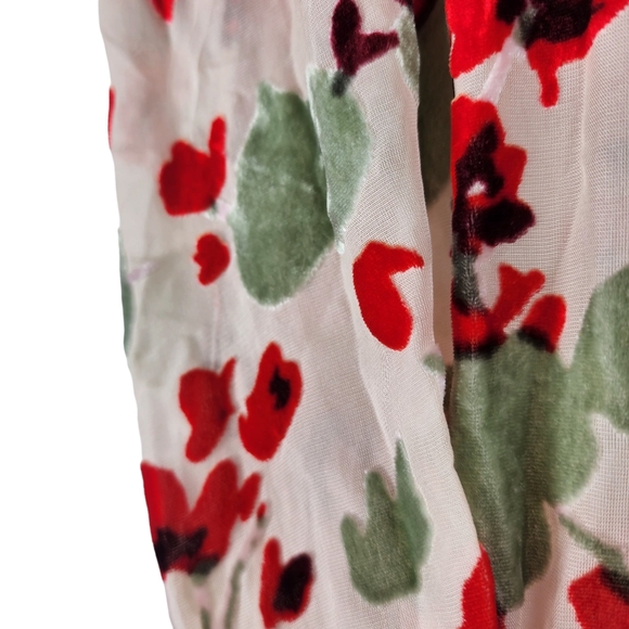 RAG & BONE Womens 0 Floral Velour Velvet Gigi Sleeveless Cap Sleeve Dress Classy - Picture 3 of 10